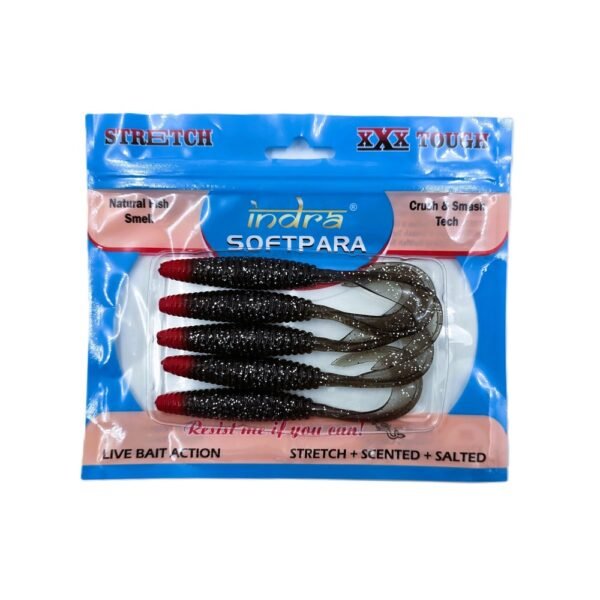 Indra Softpara Curly Tail 5 inch Soft Lures - Image 3