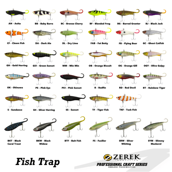 Zerek Fish Trap Soft Vibe Lure 95mm - 23gm