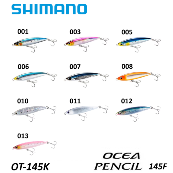 Shimano Ocea Pencil Bechu Hiramasa 145MM Floating Stickbait