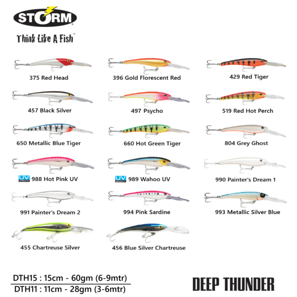 Storm Deep Thunder 15cm Deep Diving Trolling Lure