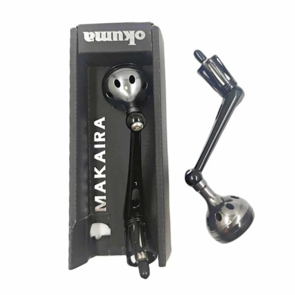 Okuma Makaira Spinning Reel Spare Handle with Metal Knob | ARMKSH-10 and ARMKSH - Image 2