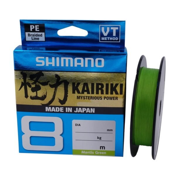Shimano 2023 Kairiki 8 PE Mantis Green 150 Meter Braided Line