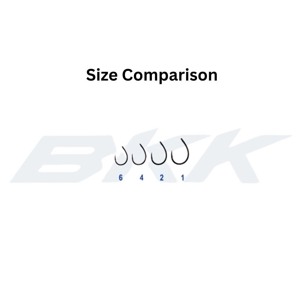BKK Curve Extreme Carp Hook Size Comparison