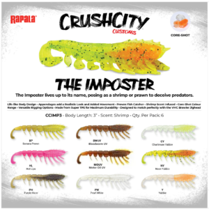 Rapala Crush City Imposter 3 Inch Soft Plastic Lure