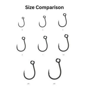 BKK Lone Sniper Inline Hook Size Comparison