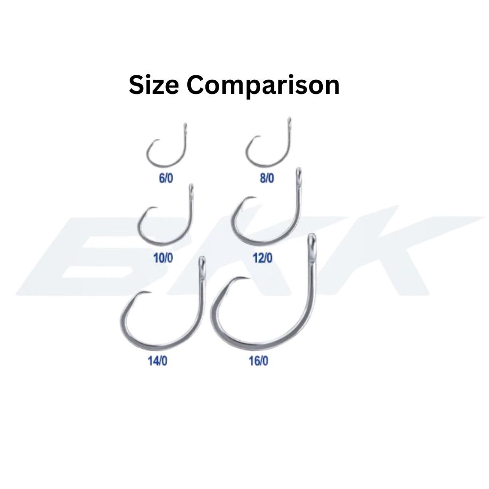 BKK Monster Circle Hook Size Comparison
