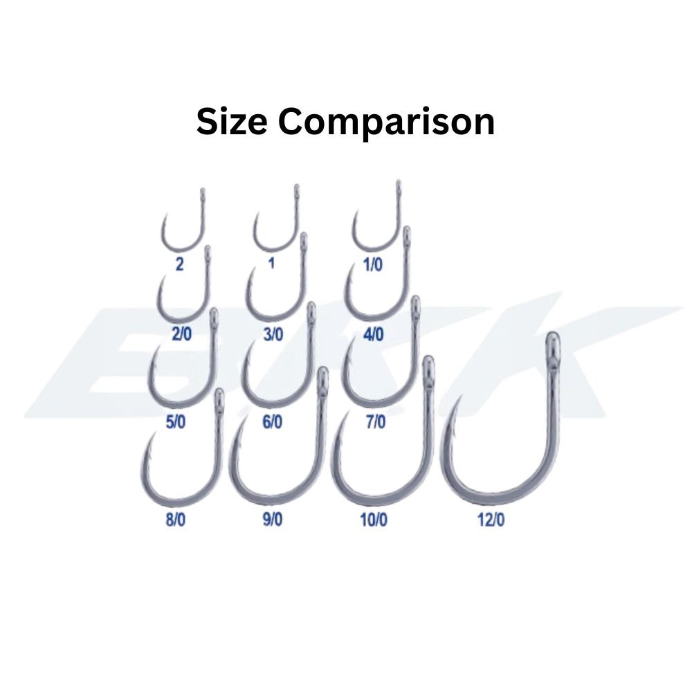 BKK Puka Live Bait HD Hook Size Comparison