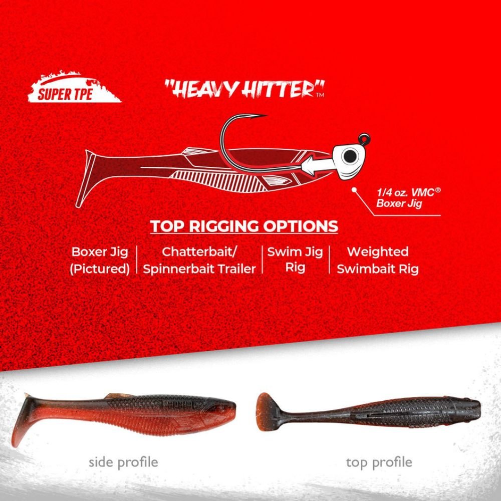 Rapala Crush City Heavy Hitter 4 inch Soft Lure Specs