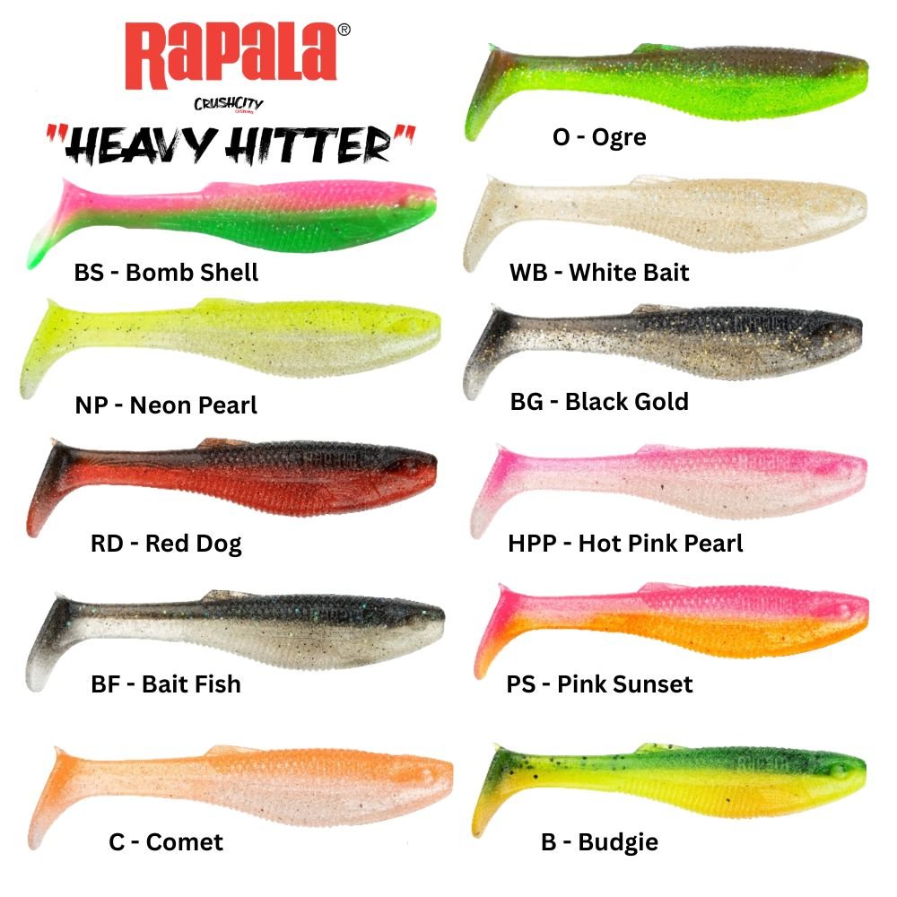 Rapala Crush City Heavy Hitter 4 Inch Soft Lure