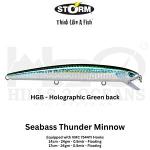 Storm Seabass Thunder Minnow Lure HGB