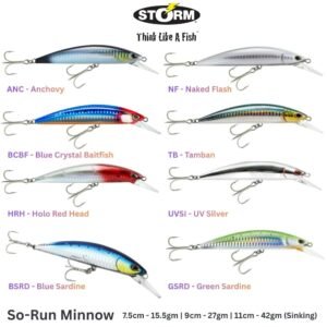 Storm So-Run Heavy Minnow Sinking Lure
