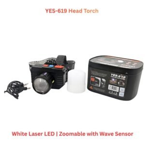 Yes-619 Zoomable Laser LED Headlamp With Wave Sensor