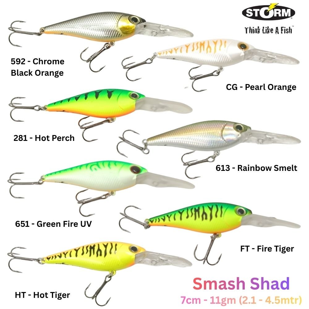 Storm Smash Shad 7cm Floating Crankbait