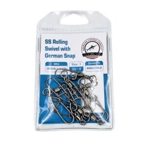 AFC SS Rolling Swivel with German Snap Size 1