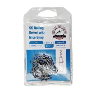 AFC SS Rolling Swivel with Nice Snap Size 3