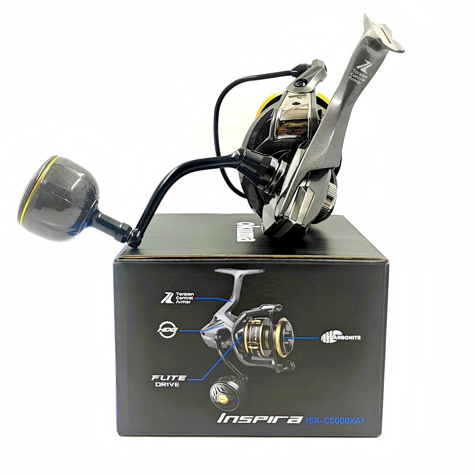 Okuma Inspira 5000XA1 Spinning Reel Knob Edition Rear