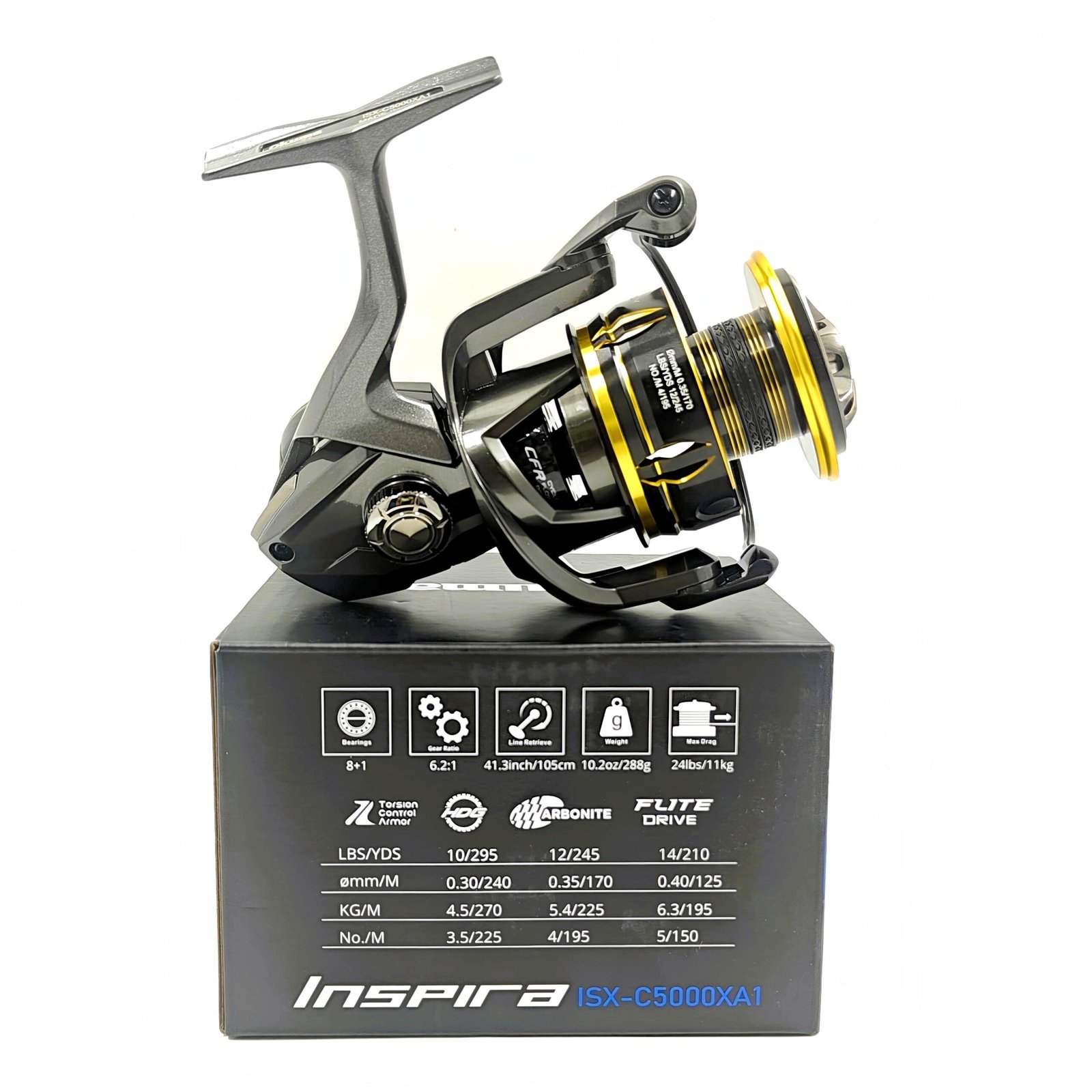 Okuma Inspira 5000XA1 Spinning Reel Knob Edition Right Side