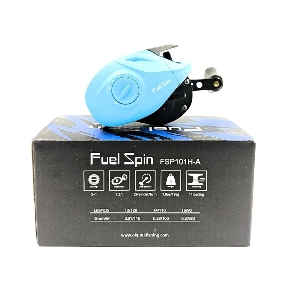 Okuma Fuel Spin Left Hand Baitcasting Reel 4